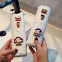 ราคา กล่องเก็บแปรงสีฟันยาสีฟันชุดกล่องใส่แปรงสีฟันแบบพกพาพร้อมฝาปิดสำหรับเดินทางทำงานต่างจังหวัดถ้วยแปรงสีฟันชุดอุปกรณ์ล้างหน้าแปรงฟันสำหรับเด็ก (18128524342)