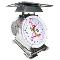 ราคา เครื่องชั่ง ตาชั่ง ตราชั่ง กิโล สปริง ตราฝาแฝด ตัวถังสเตนเลส เกรด 430 พิกัด ขนาด 15 กก จานแบนสเตนเลส (21200459558)