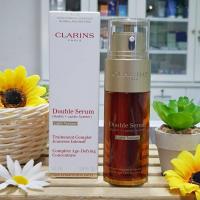 ราคา Clarins Double Serum Complete Age Control Concentrate ดับเบิ้ลเซรั่มอันดับ 1 ขนาด 50ml 75ml 30ml light texture 50ml (20384967458)