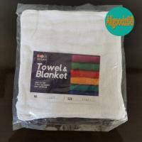 ราคา ผ้าขนหนู 11x11 นิ้ว ตราหัวม้า ตราทริปเปิลเฮง สีขาว คละสี แพ็ค 1 โหล 12 ผืน (16639418777)