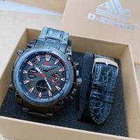 ราคา Watchtime D ziner นาฬิกาข้อมือแบรนแท้ กันน้ำ 100 ใส่สายได้2แบบสายเหล็กกับหนัง สองระบบ มีไฟ จับเวลา ตั้งปลุก มีวันที่ เดือน ปี พร้อมกล่องแบรนด์ (12880601653)