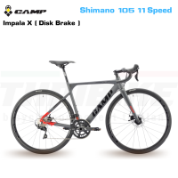ราคา จักรยานเสือหมอบดิสก์เบรค CAMP Impala DB 22 sp SHIMANO 105 (11321799237)