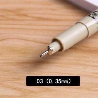 ราคา ปากกามาร์กเกอร์ ปากกาตัดเส้นสีเอาไว้ตัดรูปวาดรูปการ์ตูนรับรองลายเส้น (18927824651)