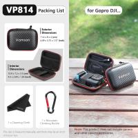 ราคา Vamson เคสป้องกัน PU ขนาดเล็กสำหรับ GoPro HERO 11 10 9 8 7สำหรับ DJI OSMO Action for Insta 360 X3 One X2อุปกรณ์เสริมกล้อง (21171143042)