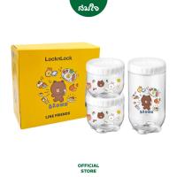 ราคา LocknLock ล็อกเอ็นล็อก ชุดขวดโหลใส่อาหารแห้ง Interlock Set LINE Friends รุ่น INL301S1LF (17540106672)