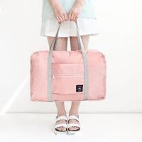 ราคา Smilewil กระเป๋าผ้าบรรจุของใช้ต่าง กระเป๋าเดินทาง พับเก็บได้ และสามารถหิ้วได้หรือนำไปเสียบบนแกนกระเป๋าเดินทางเพื่อลาก (18572938268)