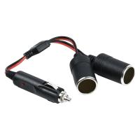 ราคา SuperRide สายไฟต่อจุดบุหรี่12 24V ช่องเสียบปลั๊กจุดบุหรี่ในรถยนต์สองสายตัวแยกอเนกประสงค์สำหรับรถบรรทุก (20162975873)