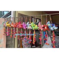 ราคา ตุ๊กตาช้างคุกเข่าแต่งปอมปอม (17248599224)