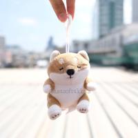 ราคา พวงกุญแจ Shiba ชิบะ ตัวนุ่ม ท่านั่ง หลับตา 4นิ้ว สุนัข หมา (20537183984)