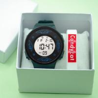 ราคา SanheZ Sanrio Kuromi นาฬิกาสไตล์ใหม่นักเรียนผู้หญิงมัธยมต้นเด็กผู้หญิงฉบับภาษาเกาหลีเด็ก Jam Tangan Elektronik กันน้ำสำหรับกีฬา (20255496201)