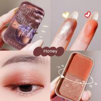 ราคา อายแชโดว์ อายแชโดว์พาเลท พาเลทอายแชโดว์ HANRU อายแชโดว์กลิตเตอร์ อายแชโดว์สองสี ไฮไลท์ เนื้อแมตต์ และ ชิมเมอร์ (19321639710)