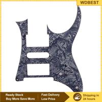 ราคา WDBEST Guitar Pickguard PVC Pickguards Guitar Replacement Pickup Scratch Plate for Mij Ibanez Guitar Pickguard Replacement (20821346629)