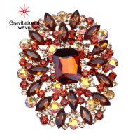 ราคา เข็มกลัดแก้วเพชรเทียมรูปคลื่นความโน้มถ่วงสีสดใสหมุดต่างรูปร่างทรงรีผ้าคลุมไหล่ผ้าพันคอชุดเครื่องประดับที่ปกเสื้อ (20638511834)