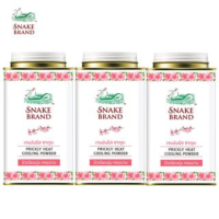 ราคา Snake Brand แป้งเย็นตรางู ปริกลี่ฮีท ขนาด 140 กรัม แพ็ค 3 กระป๋อง (20004012198)
