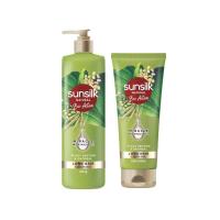 ราคา 330 380ml Sunsilk Natural Bio Active Shampoo Hair Conditioner ซันซิล เนเชอรัล ไบโอ แอคทีฟ แชมพู ครีมนวด แชมพู ครีมนวด (20088016006)