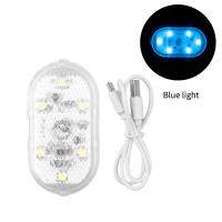 ราคา ไฟ Led สร้างบรรยากาศในรถยนต์โคมไฟอ่านหนังสือภายในรถยนต์แบบไร้สายควบคุมด้วยเซนเซอร์ระบบสัมผัสแบบ USB ชาร์จได้มี6เม็ด (13414017083)
