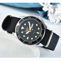 ราคา Jam Tangan โมเดลทหารอัตโนมัติSeiko 5นาฬิกาข้อมือผู้ชาย SEIKO นาฬิกาสำหรับผู้ชาย SNK805K2ผ้า (20928535610)