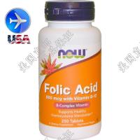 ราคา Available Now Foods Folic Acid Folic Acid 800 Mcg Vitamin B12 25 Mcg 250 Tablets (21022880737)