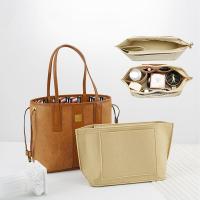 ราคา การจัดเก็บสําหรับ MCM Anya Liz Visetos Tote In Bag Organizer Women Travel Makeup Inner Handbag Plush Suede Travel Insert Bag Storage Liner Bags (20264291551)