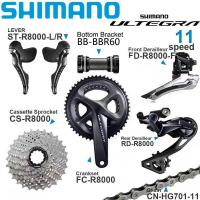 ราคา Shimano Ultegra R8000 Groupset 2X11ความเร็วจานหน้าจักรยานเสือหมอบด้านหน้าด้านหลัง Derailleur Cassette จักรยาน Groupset (9529718703)