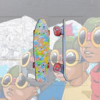 ราคา สเก็ตบอร์ดเพนนี่ penny Board Motif ล้อกระพริบ ขนาด22นิ้ว มีด้ามจับเด็กและผู้ใหญ่ มี6ลาย (9178342244)