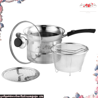 ราคา หม้อนึ่งสแตนเลส หม้อสแตนเลส หม้อต้ม หม้อทอด หม้อ ที่นึ่งอาหาร ซึ้งนึงอาหาร เครื่องครัว ซึ้ง 22cm 1ชุดมี 4ชิ้น และเตาทุกประเภท (15839015029)