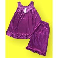 ราคา ชุดนอนผ้าแพร 2 ชิ้นเสื้อ กางเกง เนื้อผ้าบางเบาใส่สบาย (16629857061)