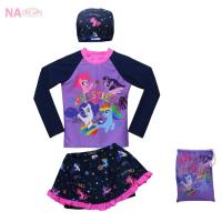 ราคา My Little Pony ชุดว่ายน้ำเด็กหญิง ชุดว่ายน้ำเด็ก ลายการ์ตูน โพนี่ PONY จาก NADreams เนื้อผ้าคุณภาพ (15132961552)