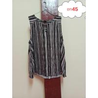 ราคา เสื้อผ้าแฟชั่นเสื้อแขนกุดสาวอวบอ้วนสาวบิ๊กไซส์มือสองไร้ตำหนิ L xl xxL (20643044057)