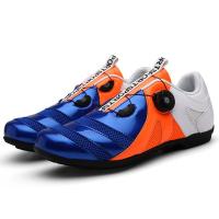 ราคา men and women cycling shoes non locking bicycle shoes general road mountain bike shoes rubber sole bike shoes kasut basikal non cleats cycling shoes stitching with rotating buckle (20267359054)
