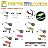 ราคา Forte เหยื่อสปินเนอร์ รุ่น COLLON SPIN COL ตัวปลาเหมือนจริง ใบสปินเงางามเรียกความสนใจปลา (14567476778)