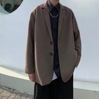 ราคา Lansboter เสื้อสูทผู้ชาย ชุดสูทและเบลเซอร์ เสื้อสูทลำลอง blazer ผู้ชาย ชุดลำลองเบลเซอร์สำหรับผู้ชายเบลเซอร์หลวมไซส์ (19831337502)