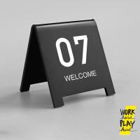 ราคา WHPH shop ป้ายเลขโต๊ะ ป้ายตั้งโต๊ะ ป้ายเบอร์โต๊ะ ร้านอาหาร ร้านกาแฟ คุณภาพงานส่งออก (20636856013)