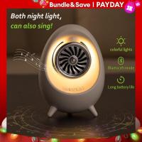 ราคา แบบพกพาไร้สายบลูทูธลำโพงบรรยากาศ Night Light ซับวูฟเฟอร์ไฟ LED หลากสีสนับสนุน USB บัตร TF (21171171231)