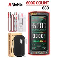 ราคา Aneng 683เครื่องนับ6000มัลติมิเตอร์ มัลติมิเตอร์แบบชาร์จไฟได้เครื่องทดสอบกระแสไฟฟ้า NCV อุปกรณ์ตัดสายไฟไดโอด (21171314216)