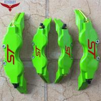 ราคา 4ชิ้นพร้อมโลโก้ ST สติ๊กเกอร์พลาสติก ABS ฝาครอบคาลิปเปอร์ด้านหน้าและด้านหลังแต่งรถสำหรับ Ford (17052143275)