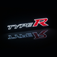 ราคา TYPE R Type R 3D LED โลโก้ไฟสัญลักษณ์รถด้านหน้า Grille Badge โคมไฟสำหรับ CR V Honda Civic Accord Fit HR V Pilot Ridgeline (19982317182)