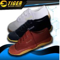 ราคา รองเท้าผ้าใบนักเรียน TIGER รองเท้านักเรียนชาย รองเท้านักเรียนหญิง รองเท้าผ้าใบนักเรียนดำขาวน้ำตาล รุ่น TG9 (21276491462)