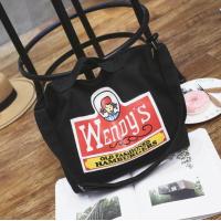 ราคา กระเป๋าผ้าแคนวาส กระเป๋าสะพาย กระเป๋าผ้า shopping กระเป๋าผ้ารักษ์โลก ลาย wendys (333320356)