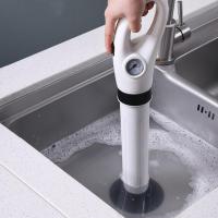 ราคา Sewer Dredge Clogged Toilet Pipe Plungers Drain Unblocker High Pressure Air Drain Blaster Cleaner Manual Pneumatic Dredge Tools Traps Drains (19764534503)