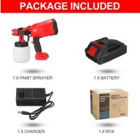 ราคา 800Ml Electric Paint Sprayer เครื่องมือสเปรย์ไฟฟ้าไร้สาย Auto Furniture Steel Coating Airbrush Compatible For Makita Battery (16621755039)
