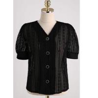 ราคา LEAShop เสื้อคอวีแขนตุ๊กตาลูกไม้สุกน่ารักมีกระดุมเก๋ๆไม่ซ้ำใคร จัดไปอย่าพลาด (8568781686)