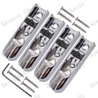 ราคา WK A Set of 4 Pcs 4 String Bass Single Individual Bridge Saddles Chrome Gold Black for choose (17604957486)