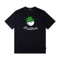 ราคา Classic Golf Loose Short Sleeve Mens Fashion MALBON Printed Round Neck Short Sleeve T Shirt (20709589647)