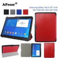 ราคา 4 สีUltra SlimสำหรับSamsung Galaxy Tab 4 10 1 SM T530 SM T531 SM T535 ฝาครอบสมาร์ทแม่เหล็กอัตโนมัติSleep Wake Up (19660059066)