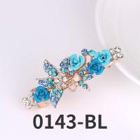 ราคา Korean Version of Rhinestone Bow Headdress Crystal Flower Wild Top Clip Spring Clip Hairpin (13893320122)