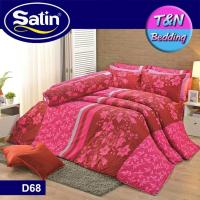 ราคา TeeBed Satin ชุดผ้าปู ไม่รวมผ้านวม ซาติน ลาย D68 Satin2018 Single 3 5ฟุต Queen 5ฟุต King 6ฟุต (406074558)