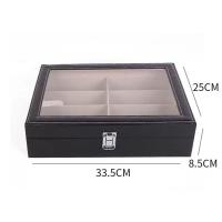 ราคา พร้อมส่ง กล่องนาฬิกา PUหนังคลาสสิก กล่องใส่นาฬิกา 3เรือน 6เรือน 10เรือน 12เรือน 20เรือน 24เรือน Watch Box กล่องใส่เครื่องประดับ (20069831635)