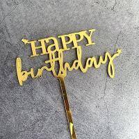 ราคา พร้อมส่ง C005 ป้ายปักเค้ก ป้ายปักเค้กอะคริลิคHBD ป้ายปักคัพเค้ก ป้ายตกแต่งเค้ก ป้ายปักเค้กbirthday ป้ายแต่งเค้ก ป้าย HBD (17582036908)