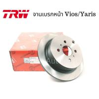 ราคา จานเบรค จานเบรกหน้า Toyota Vios วีออส Yaris ยาริส ยี่ห้อ TRW รุ่น Standard Black Painted (18062742814)